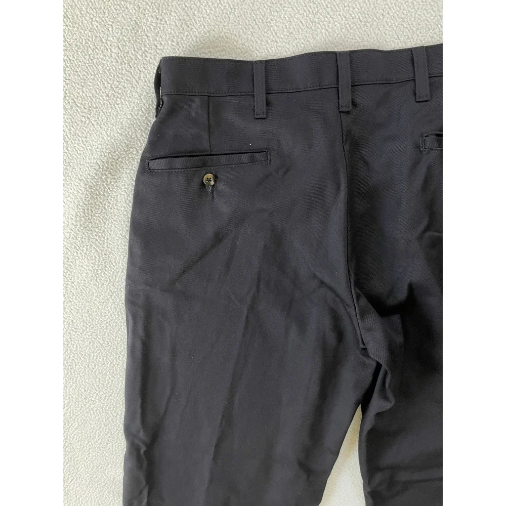 Red Kap Mens 34x32 Work Pants Black PC44BK1 100% Cotton Straight Leg